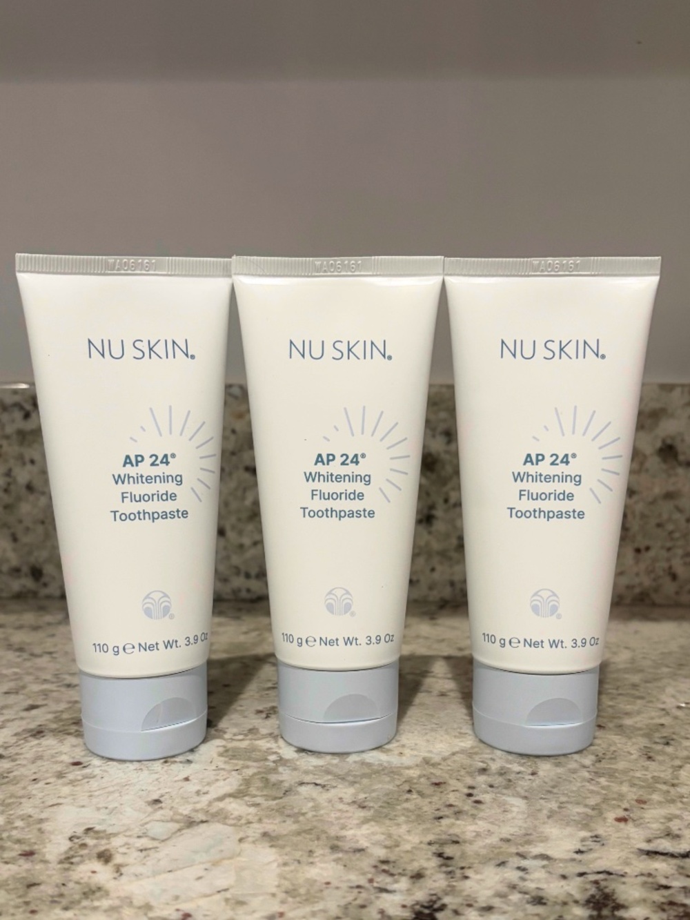 Three (3) Nu Skin Whitening Toothpastes. Exp 03/2028